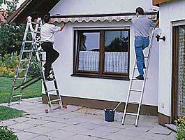 KRAUSE Leiter Tribilo Vielzweckleiter 3x12 Sprossen