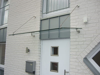 Vordach Glas