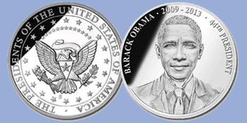 USA Münzen Barack Obama Münze